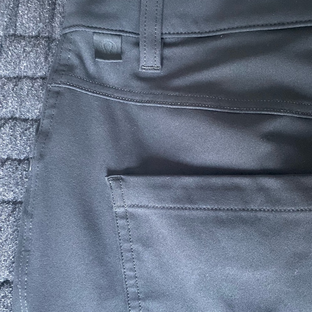 Men's Lululemon ABC Classic Fit Warpstreme Pants (34w) Obsidian